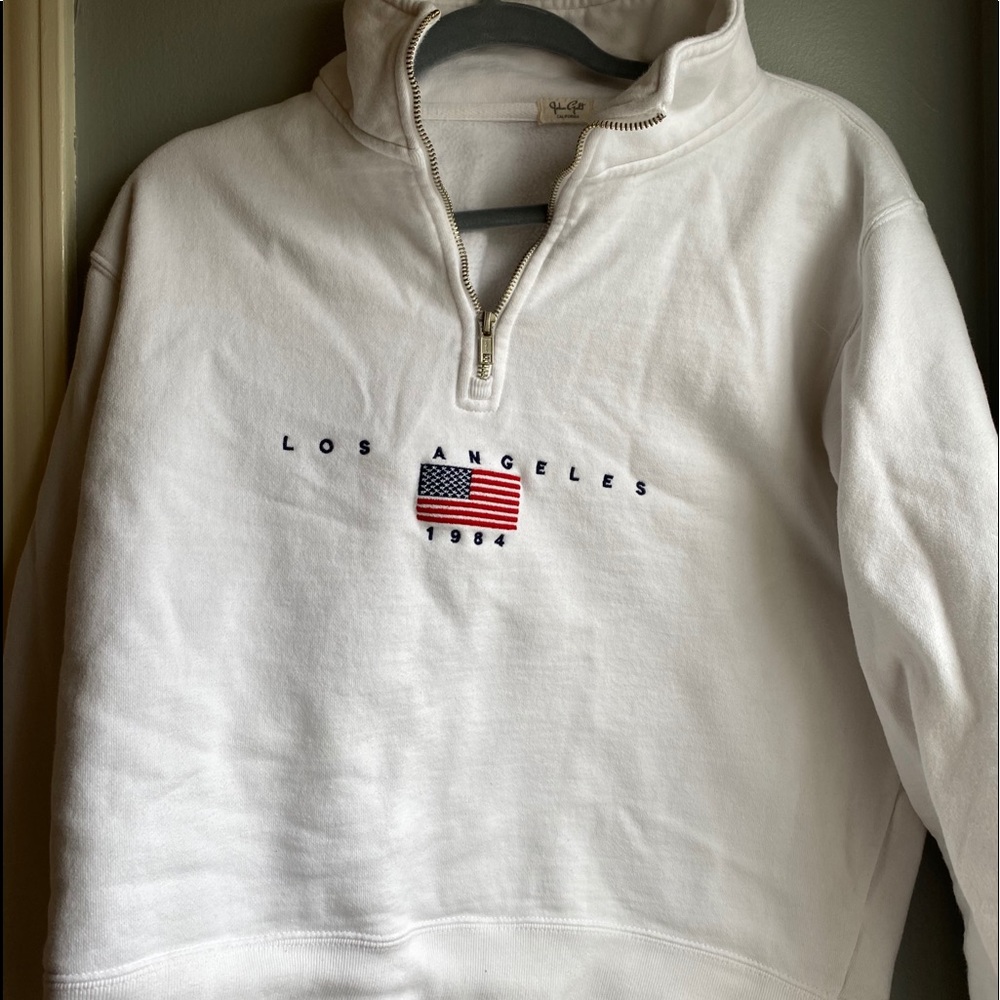 john glat LA quarter zip